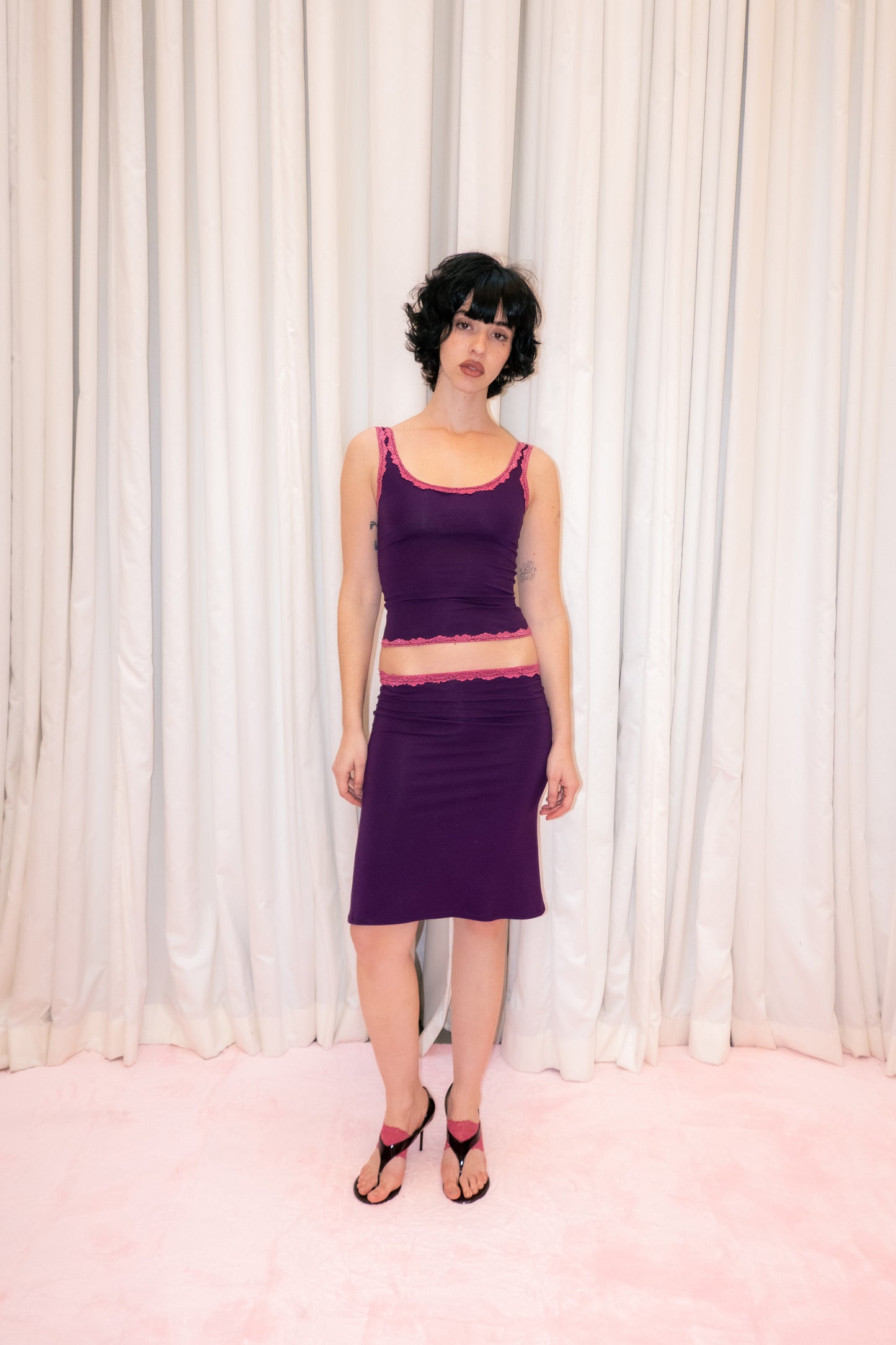 002 skirt Violet